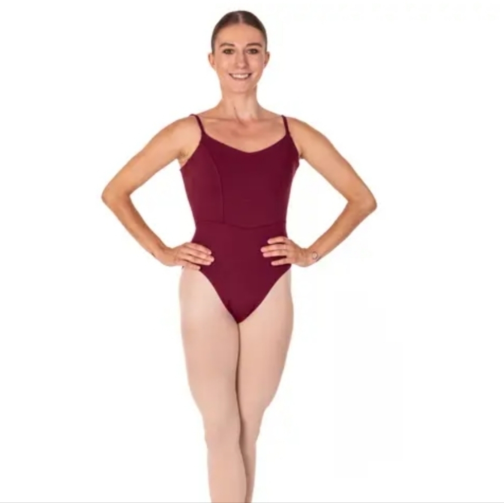 Bloch Women's Maroon Dance Bodysuit Leatard Size P
